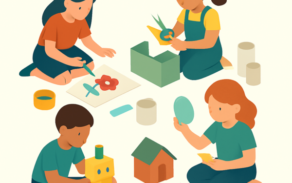 Ilustracao Familia e Criancas BoraDicas tutorial