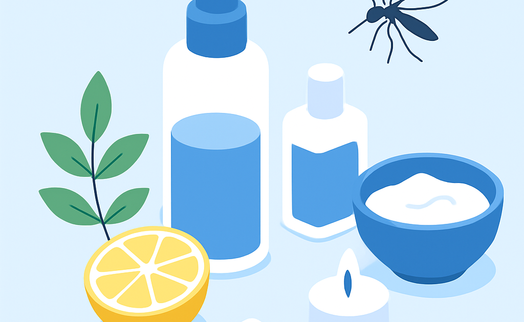 Ilustracao BoraDicas tutorial como acabar com mosquito em casa com repelentes naturais