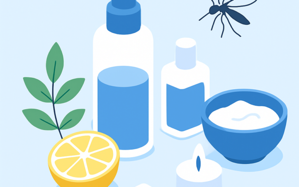 Ilustracao BoraDicas tutorial como acabar com mosquito em casa com repelentes naturais