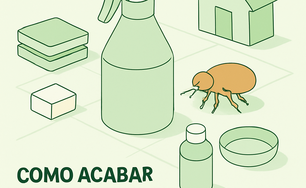 como acabar com pulgas em casa sem remedio caro passo a passo BoraDicas