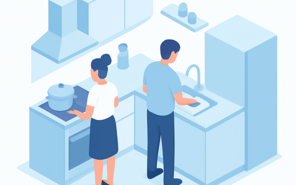 como adaptar cozinha estreita para duas pessoas cozinharem passo a passo BoraDic