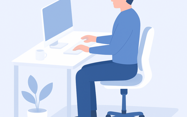 como ajustar postura ao trabalhar sentado passo a passo BoraDicas