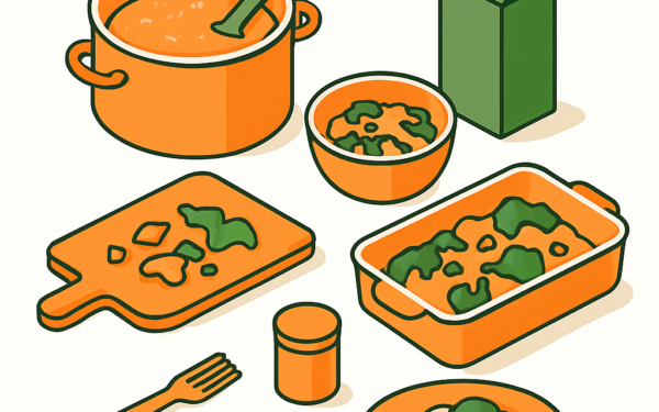 Ilustracao culinaria economica BoraDicas tutorial