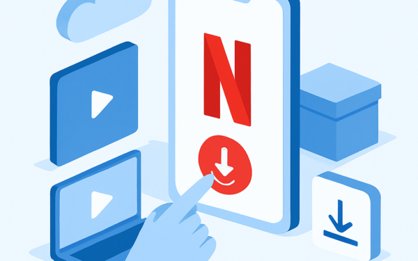 Ilustracao BoraDicas tutorial como baixar serie Netflix sem internet