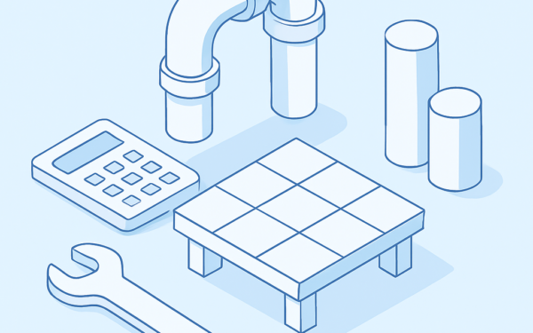 Ilustracao BoraDicas tutorial como calcular diametro de cano