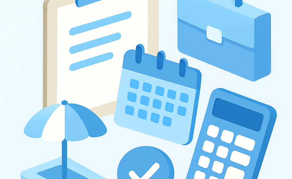 Ilustracao BoraDicas tutorial calculo ferias e decimo terceiro salario