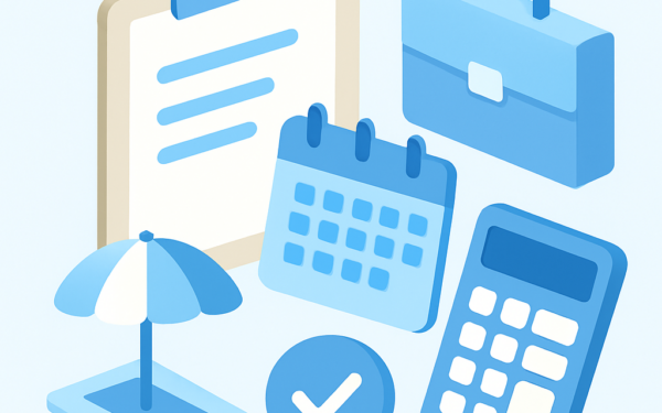 Ilustracao BoraDicas tutorial calculo ferias e decimo terceiro salario