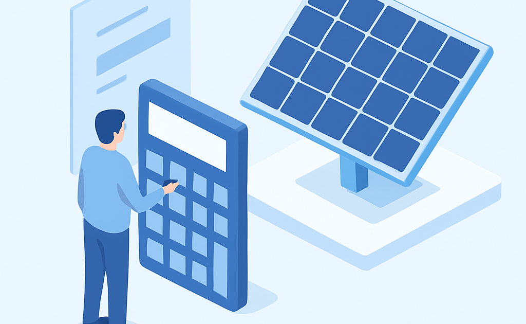 Ilustracao BoraDicas tutorial calculo paineis solares residenciais