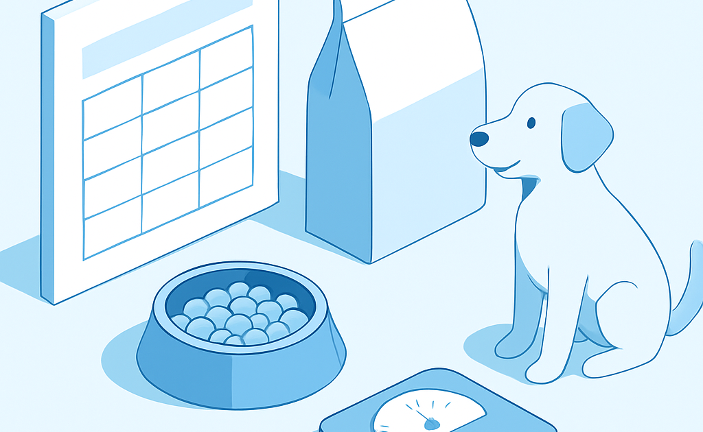 Ilustracao BoraDicas tutorial como calcular quantidade de racao para cachorro
