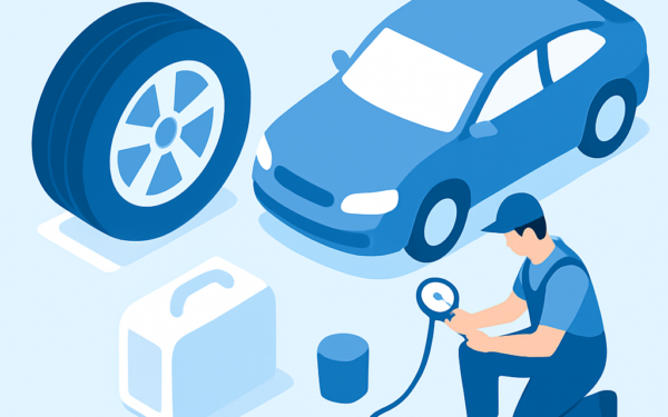 Ilustracao BoraDicas tutorial como calibrar pneu do carro corretamente