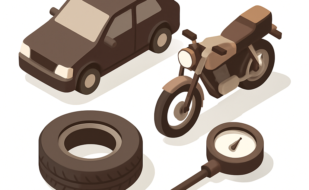 Ilustracao auto e moto BoraDicas tutorial