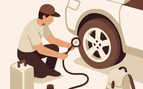 como calibrar pneus para economia em viagens longas passo a passo BoraDicas