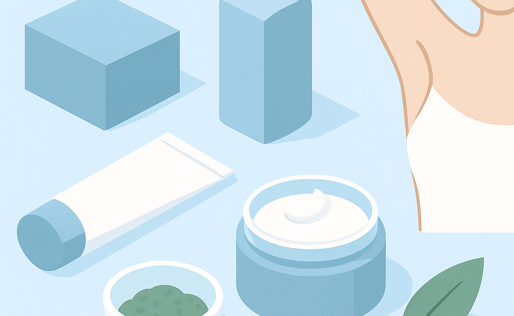 Ilustracao BoraDicas tutorial como clarear virilha e axilas em casa