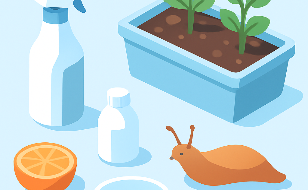 Ilustracao BoraDicas tutorial como combater lesma no jardim