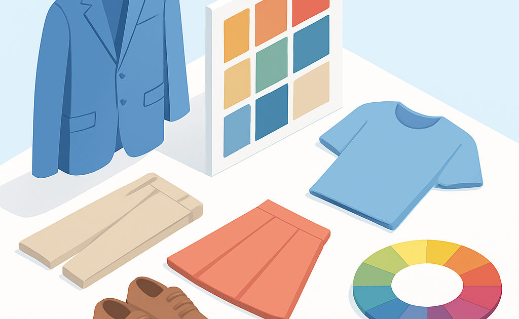 Ilustracao BoraDicas tutorial como combinar cores de roupa