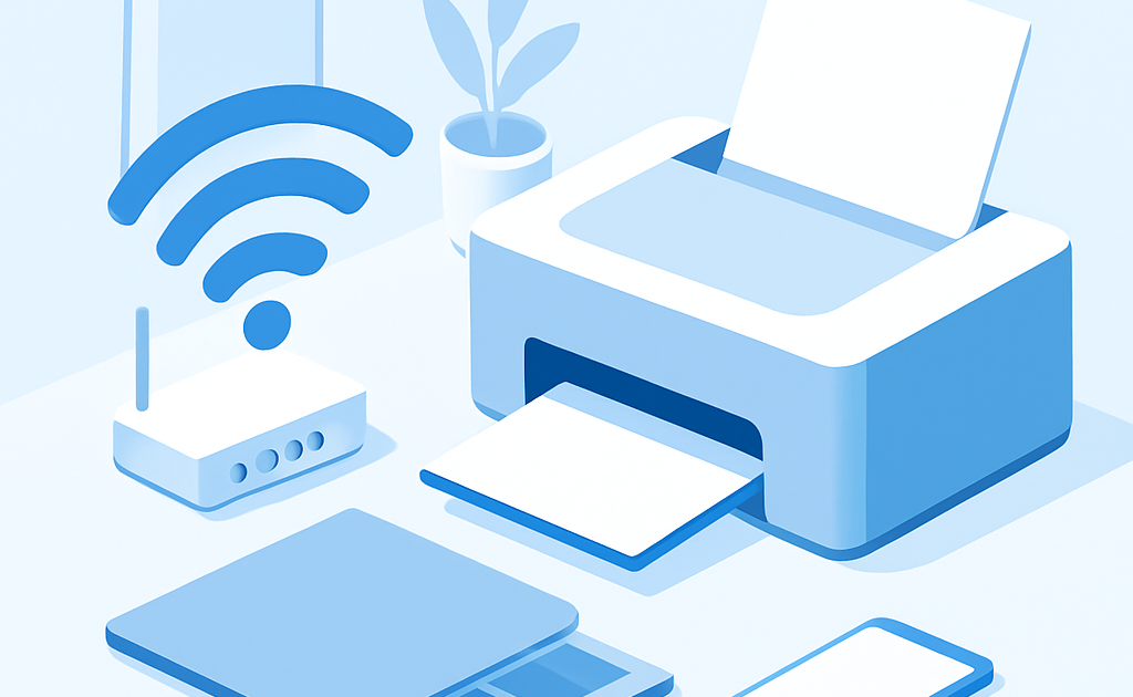 Ilustracao BoraDicas tutorial conectar impressora wifi