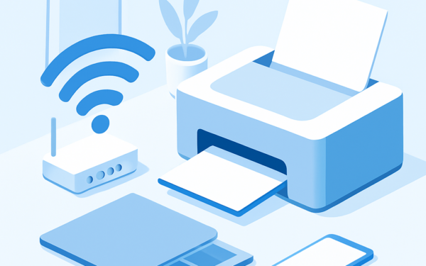 Ilustracao BoraDicas tutorial conectar impressora wifi