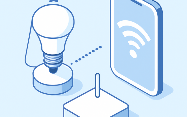 Ilustracao BoraDicas tutorial como conectar lampada inteligente wifi