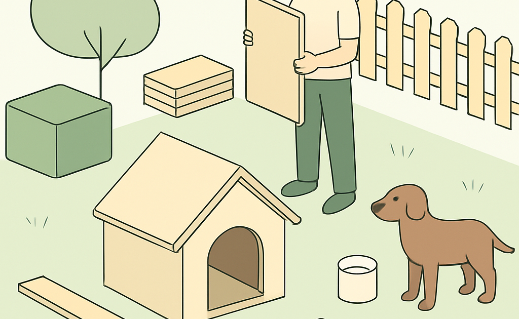 como construir casinha simples para cachorro no quintal passo a passo BoraDicas
