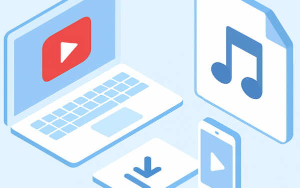 Ilustração BoraDicas tutorial conversão YouTube para MP3