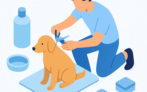 Ilustracao BoraDicas tutorial como cortar unha de cachorro em casa