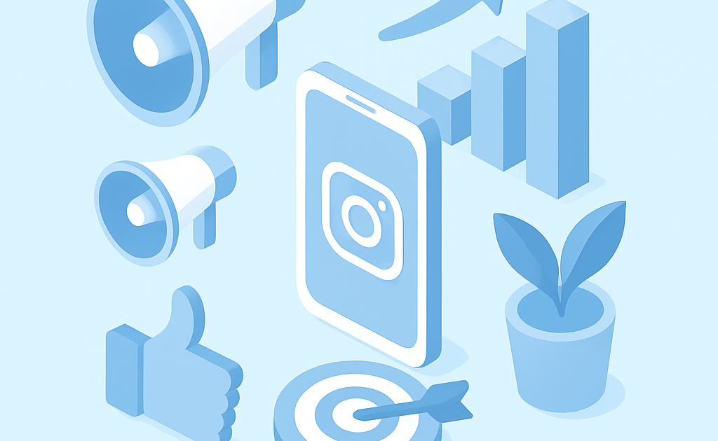 Ilustração BoraDicas tutorial como crescer no Instagram organicamente