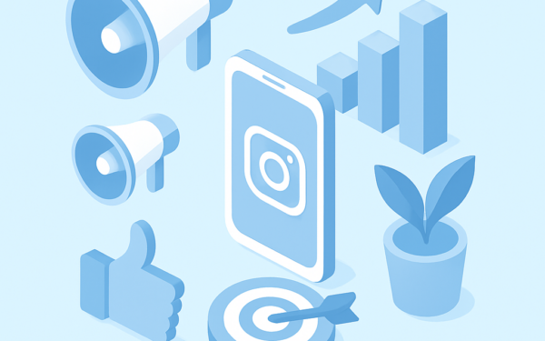Ilustração BoraDicas tutorial como crescer no Instagram organicamente