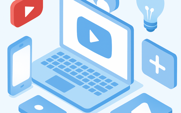 Ilustracao BoraDicas tutorial como criar canal YouTube gratis passo a passo