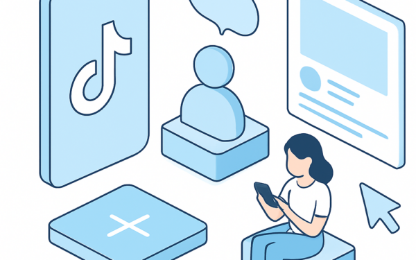 Ilustracao BoraDicas tutorial como criar conta no TikTok passo a passo