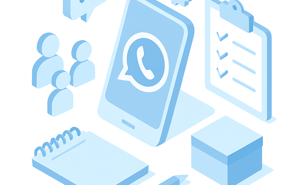 Ilustracao BoraDicas tutorial como criar grupo de vendas WhatsApp