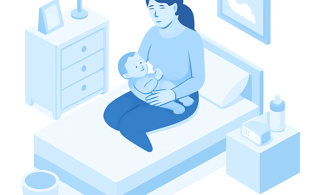 Ilustracao BoraDicas tutorial como criar rotina de sono para bebe