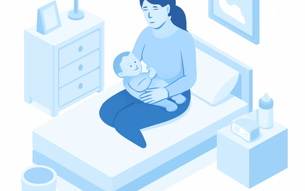 Ilustracao BoraDicas tutorial como criar rotina de sono para bebe