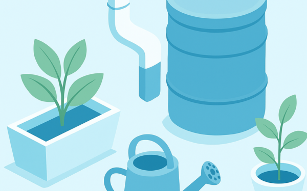 como criar sistema de reaproveitamento de agua para plantas passo a passo BoraDi
