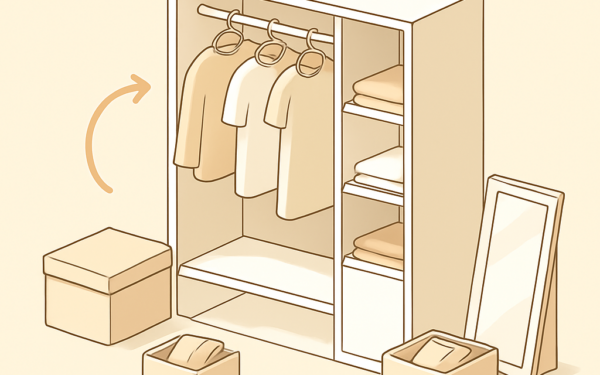 como criar sistema de rotatividade de roupas no armario passo a passo BoraDicas