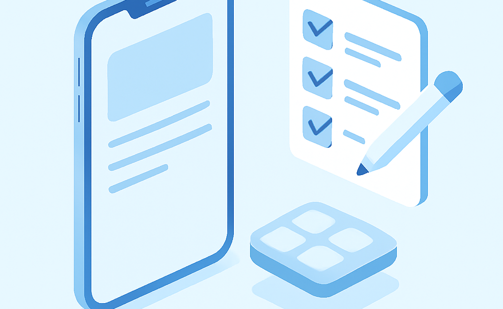 Ilustração BoraDicas tutorial sistema notas rápidas celular