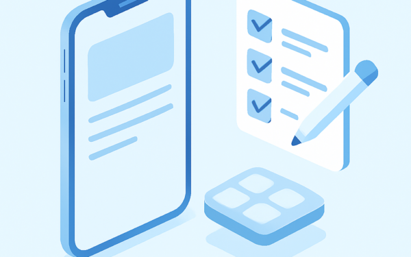 Ilustração BoraDicas tutorial sistema notas rápidas celular