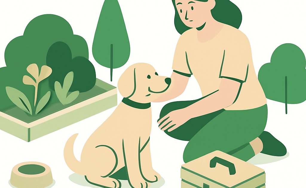 Ilustracao jardim e pets BoraDicas tutorial