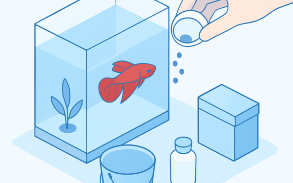Ilustracao BoraDicas tutorial como cuidar de peixe betta