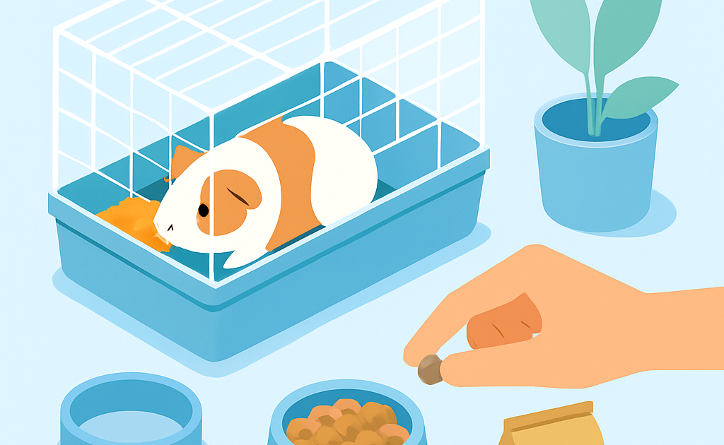 Ilustracao BoraDicas tutorial como cuidar de porquinho da india em casa