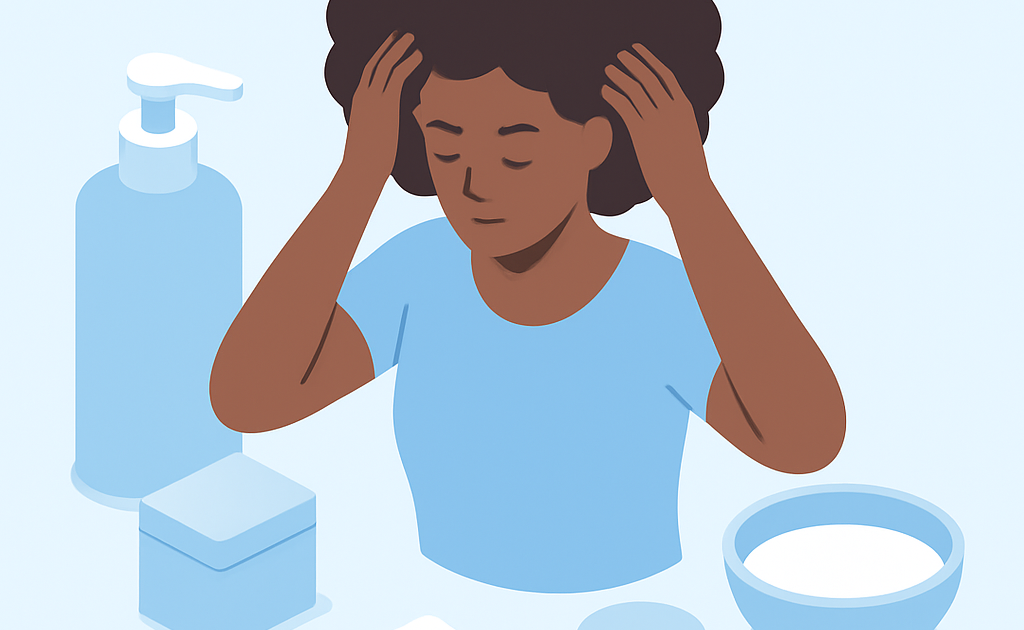 Ilustracao BoraDicas tutorial como cuidar do cabelo afro