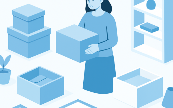Ilustracao BoraDicas tutorial como desapegar de objetos sem culpa metodo Marie Kondo