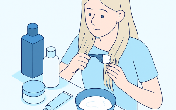 Ilustracao BoraDicas tutorial como descolorir cabelo em casa com seguranca