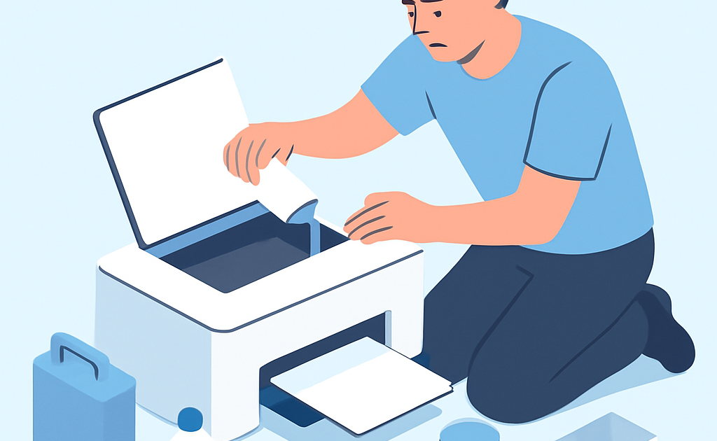 Ilustracao BoraDicas tutorial como desentupir cabeca de impressora em casa