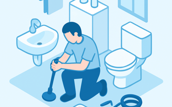 Ilustracao BoraDicas tutorial como desentupir cano de esgoto em casa