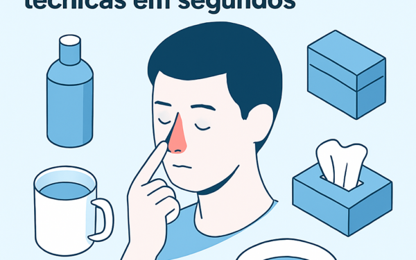 Ilustracao BoraDicas tutorial tecnicas para desobstruir nariz entupido rapidamente