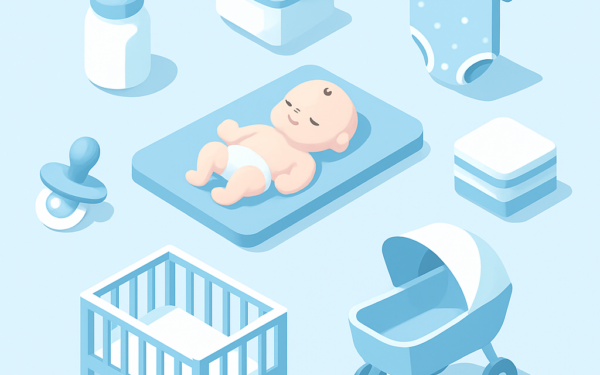 Ilustracao BoraDicas tutorial como economizar com bebe recem-nascido