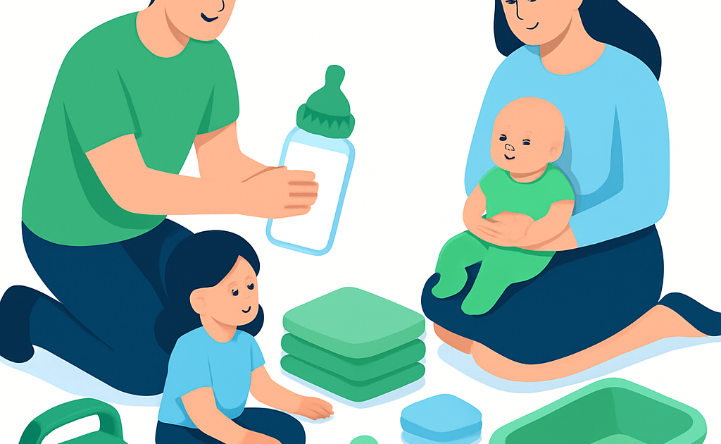 Ilustracao familia e criancas BoraDicas tutorial