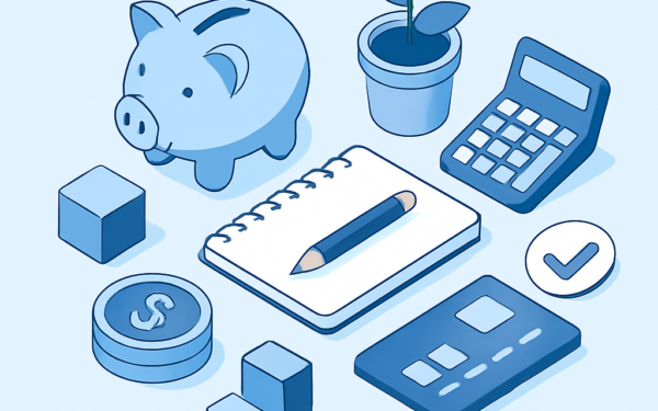 Ilustracao BoraDicas tutorial sobre como economizar dinheiro todo mes