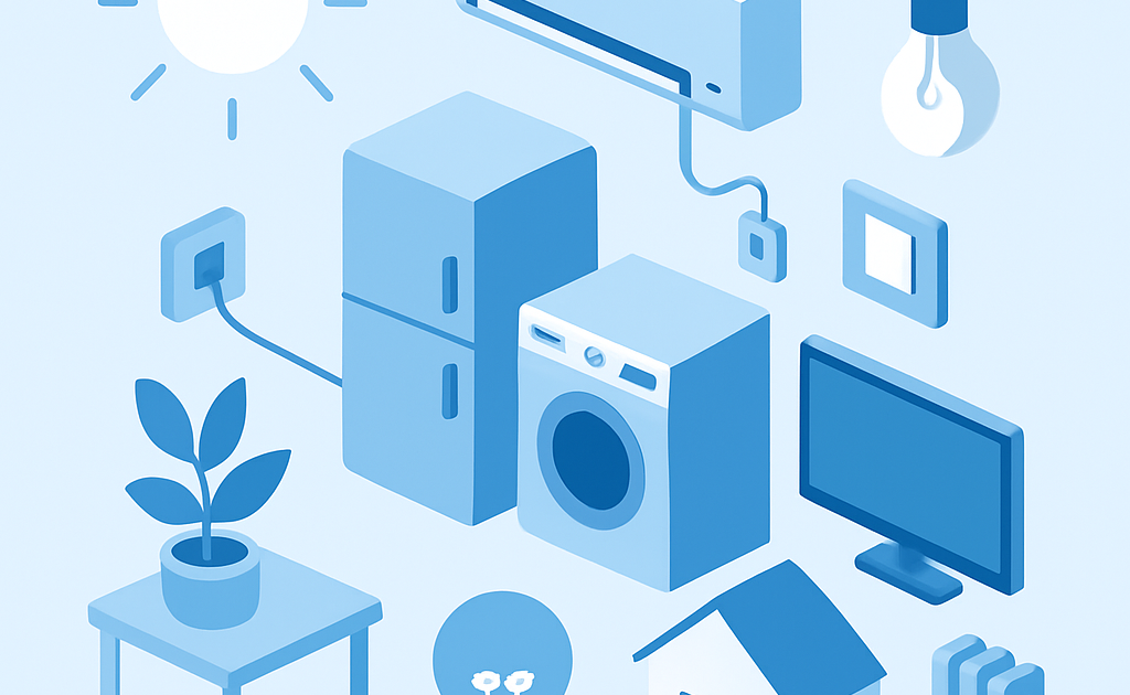 Ilustração BoraDicas tutorial sobre como economizar energia elétrica em casa com dicas práticas