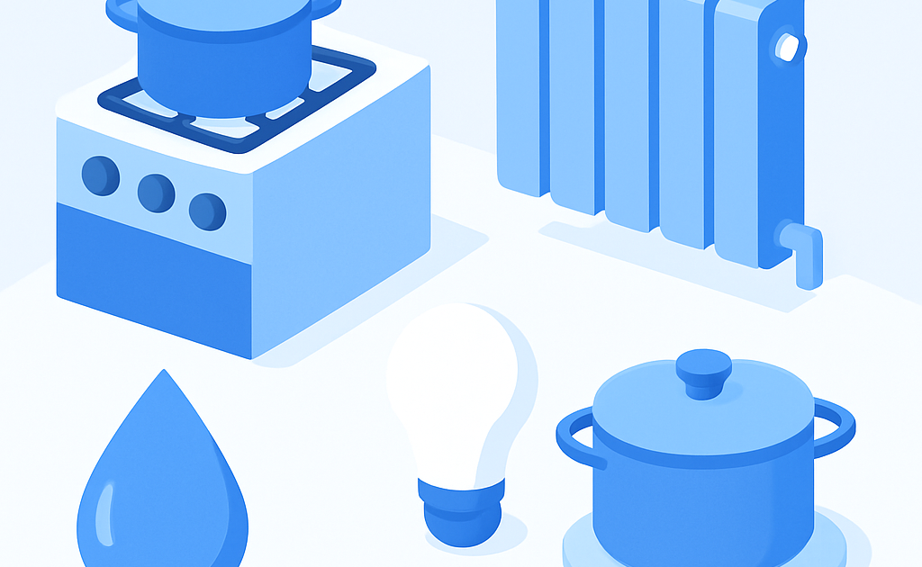 Ilustracao BoraDicas tutorial como economizar gas de cozinha com habitos eficientes